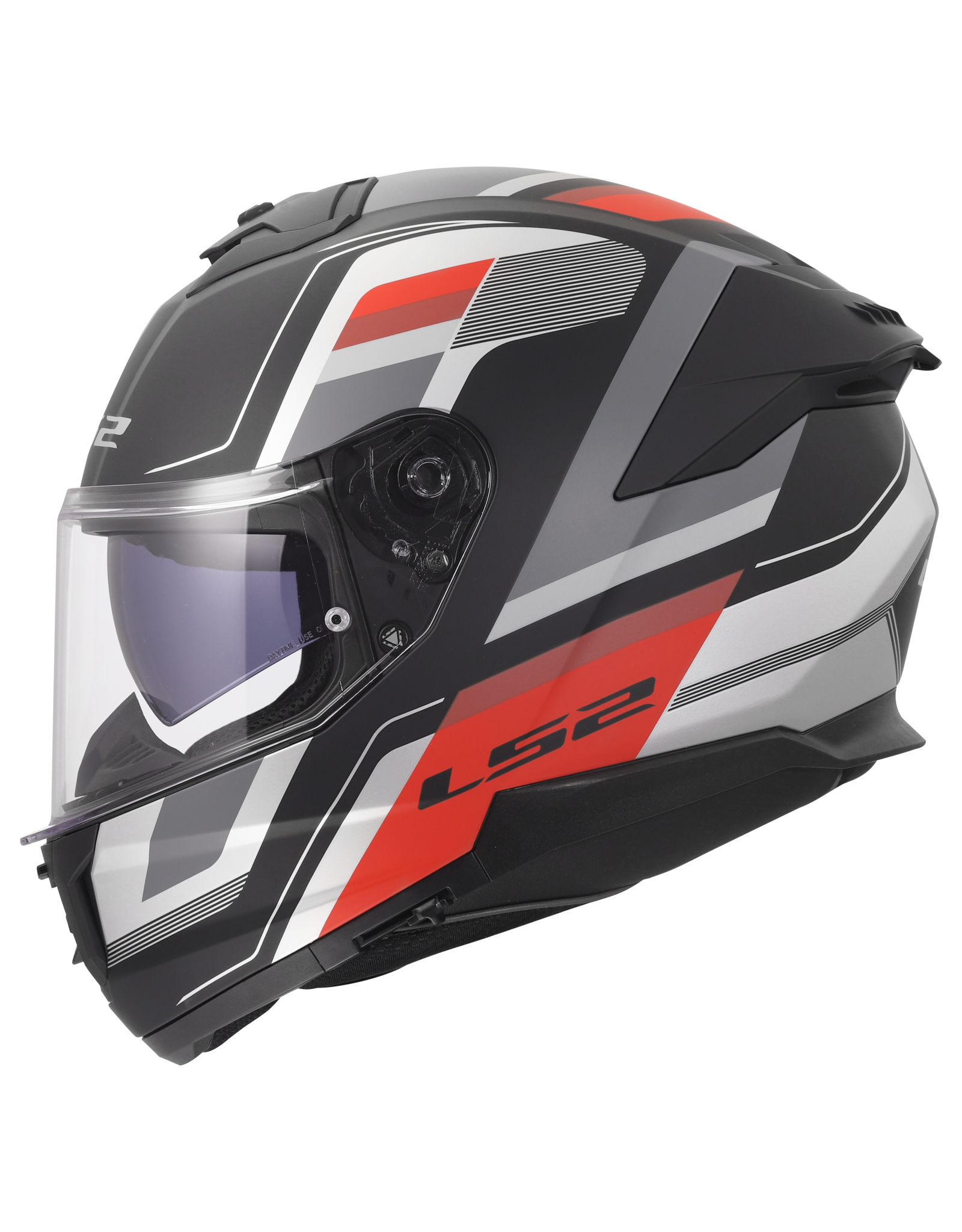 LS2 LS2 FF808 Stream II Vintage matt black / Red