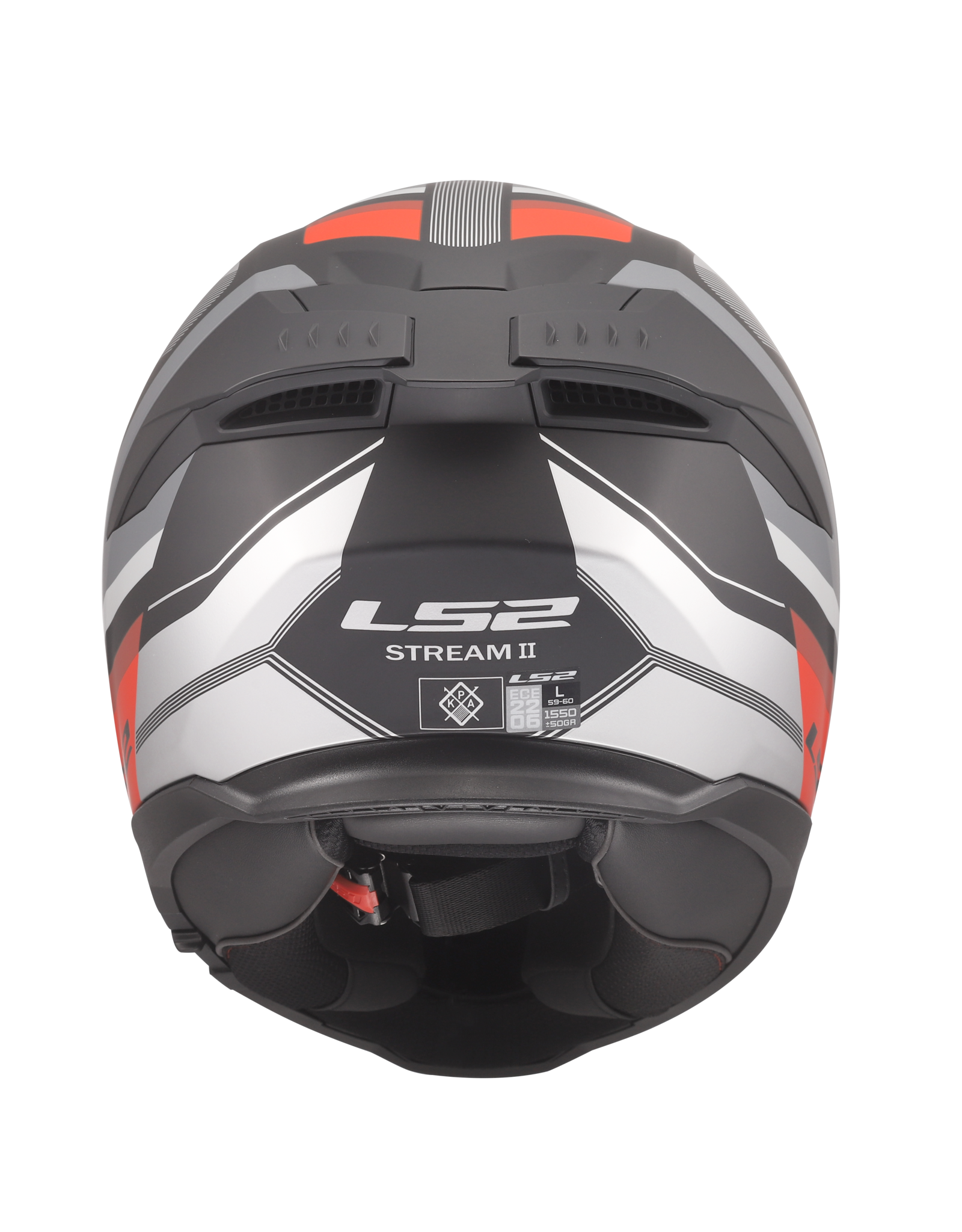 LS2 LS2 FF808 Stream II Vintage matt black / Red