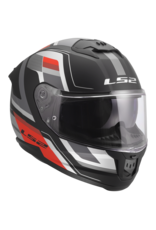 LS2 LS2 FF808 Stream II Vintage Matt zwart / rood