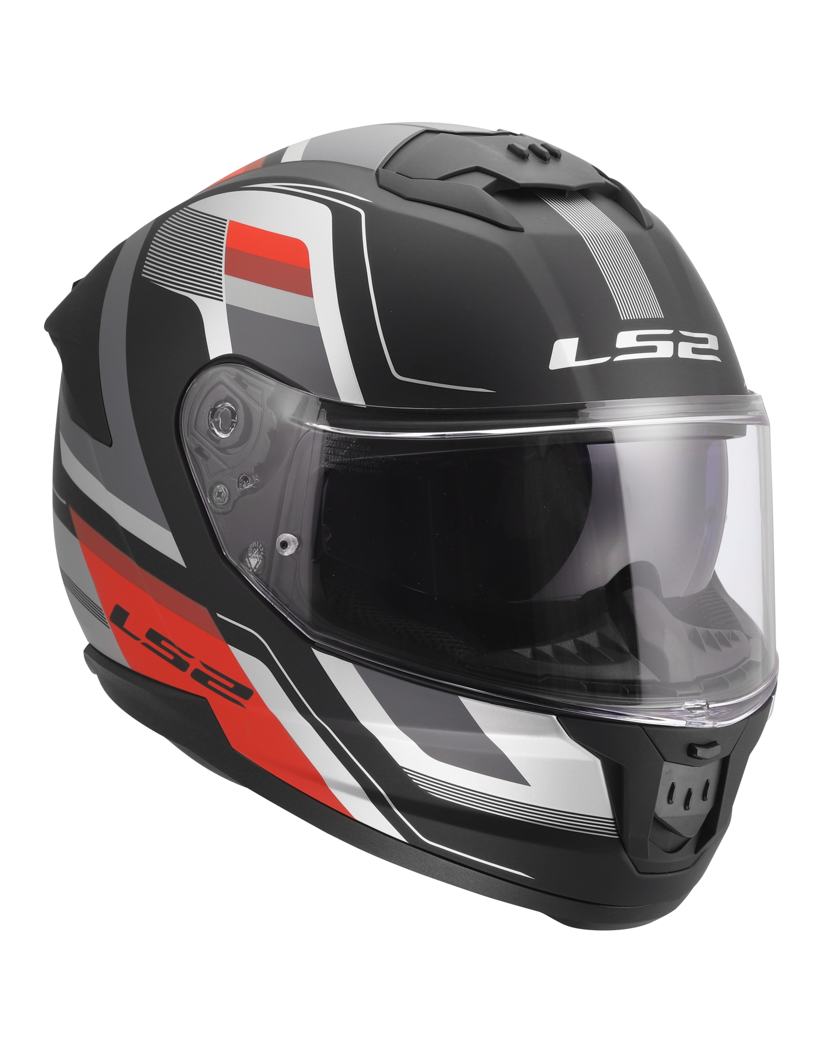 LS2 LS2 FF808 Stream II Vintage matt black / Red