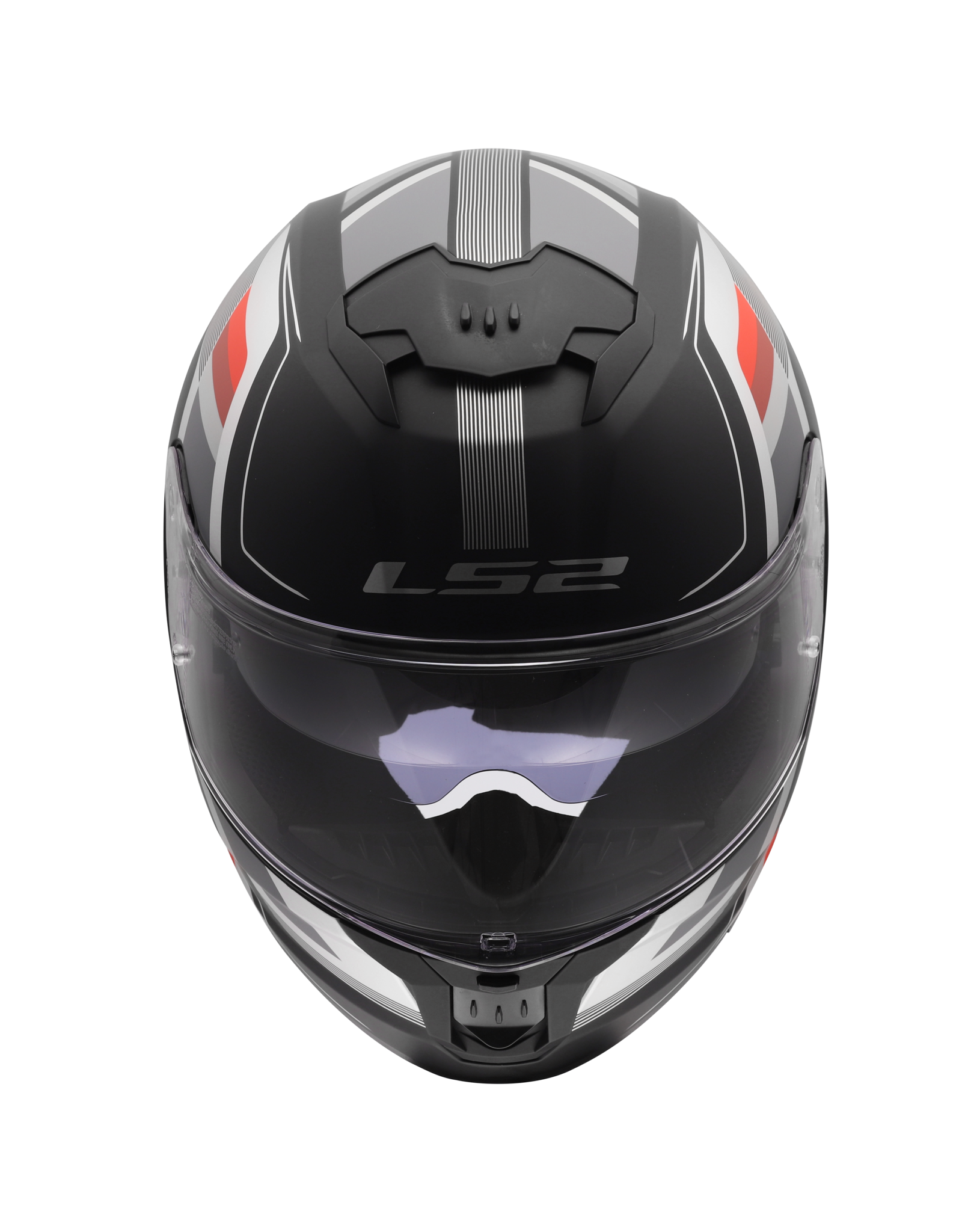 LS2 LS2 FF808 Stream II Vintage matt black / Red