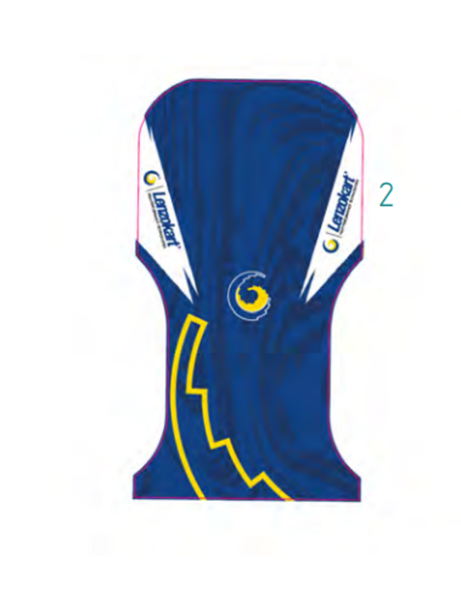 LenzoKart Lenzokart OK/OKJ/DD2 floor tray sticker