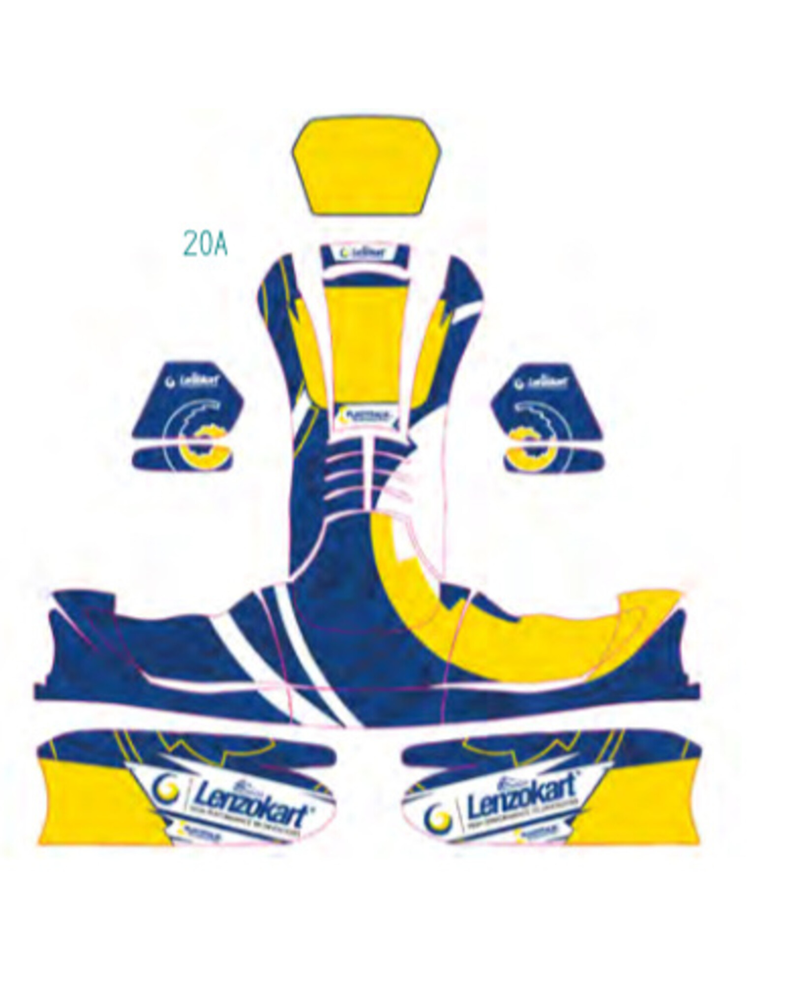 LenzoKart LenzoKart KG 507 / 509 Stickerset