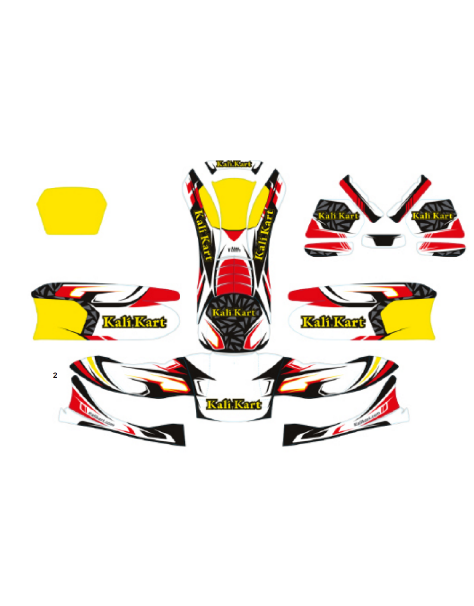 CRG Kali Kart Stickerset KG 507 / 509