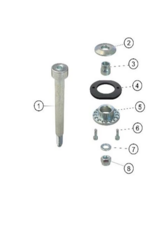 IPK IPK Stub axle excentric bush 10MM / 2 Degrees
