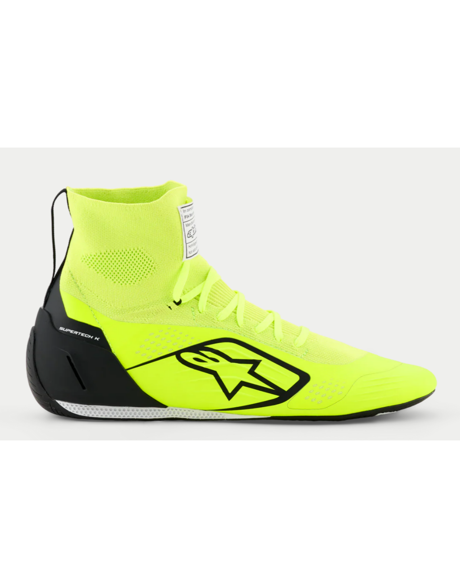 Alpinestars Alpinestars Supertech K Fia Karting shoes Fluo Yellow / Black