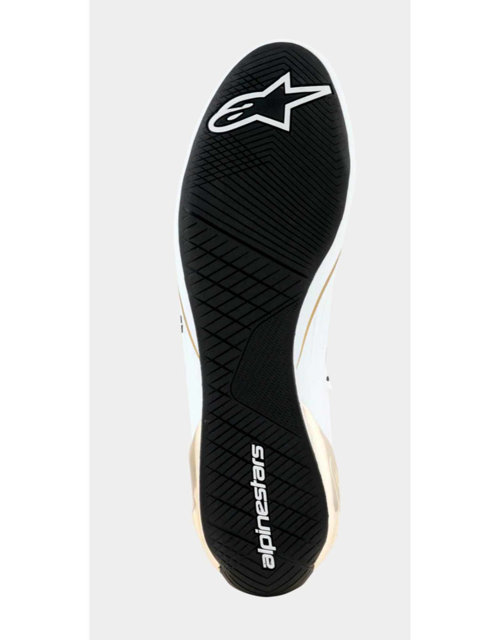Alpinestars Alpinestars Supertech K Fia kartschoenen Wit / Zwart / Goud