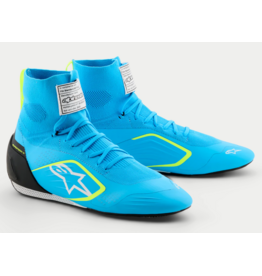 Alpinestars Alpinestars Supertech K Fia Karting shoes Light Blue / Fluo Yellow