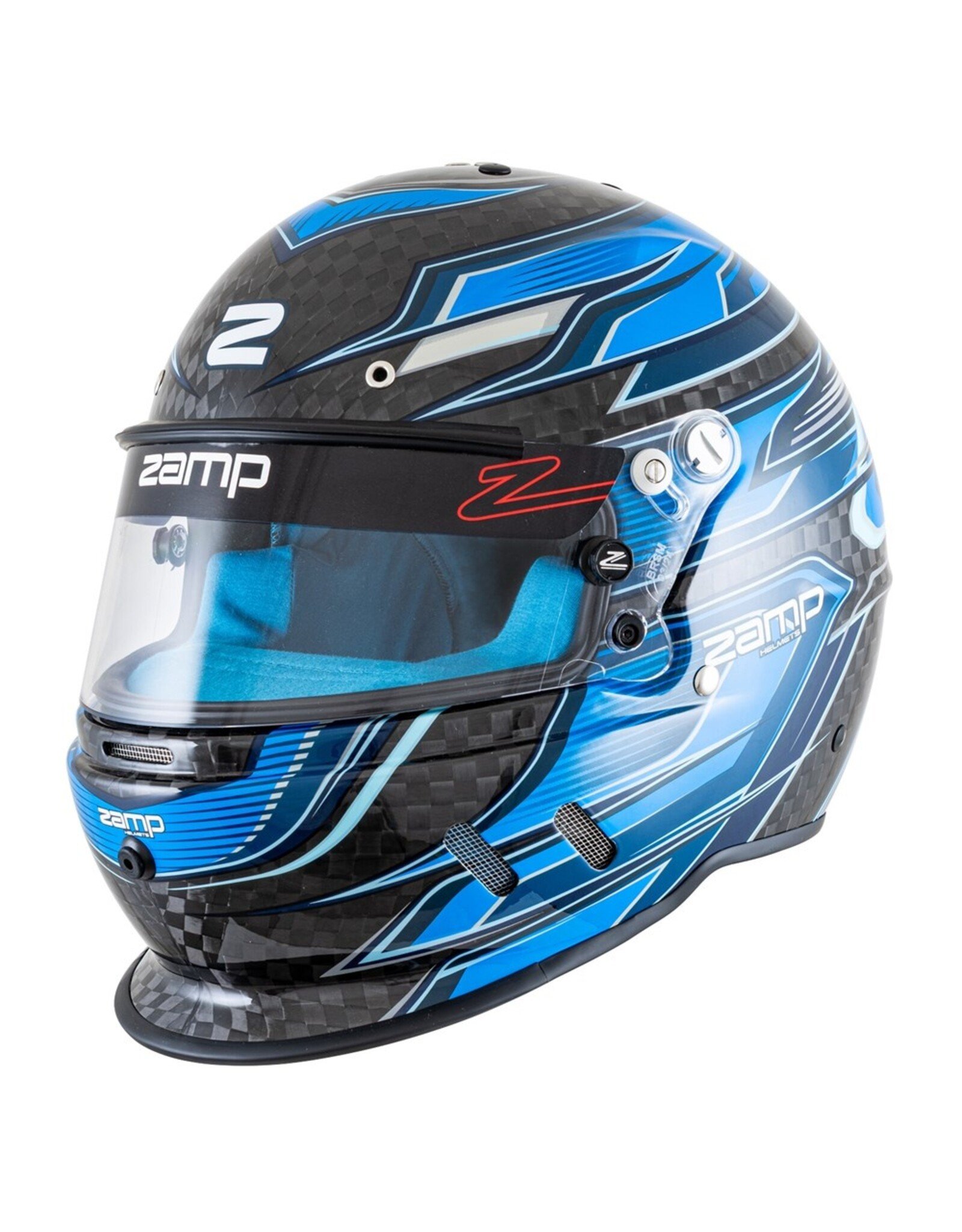 Zamp Zamp RZ-67D Carbon Blue - Snell SA2025