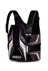 Sparco Sparco K-Track FIA 8870-2018 ribbeschermer zwart / wit