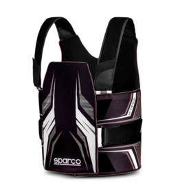 Sparco Sparco K-Track FIA 8870-2018 ribbeschermer zwart / wit