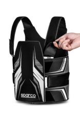 Sparco Sparco K-Track FIA 8870-2018 ribbeschermer zwart / wit