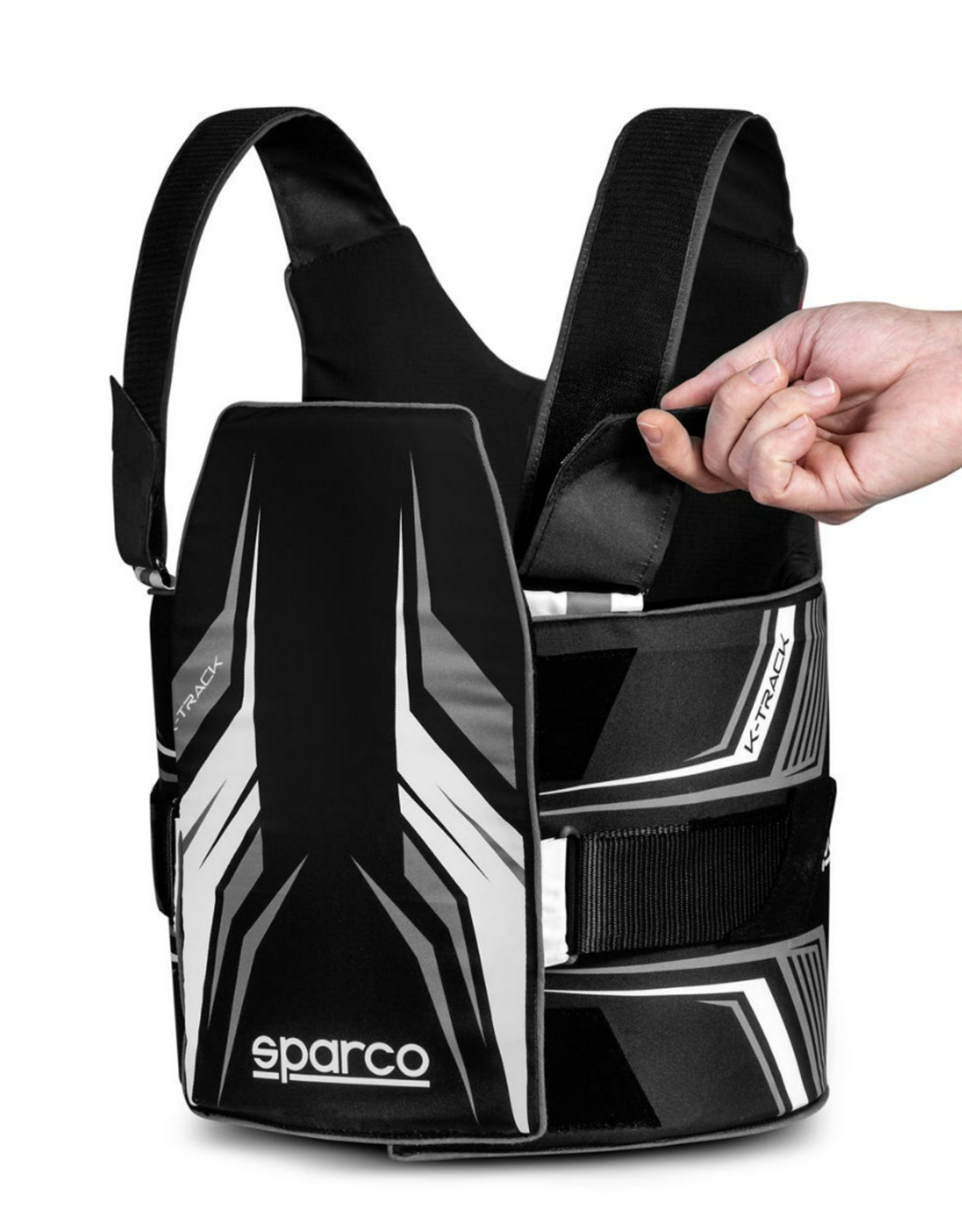 Sparco Sparco K-Track FIA 8870-2018 body protector black / white