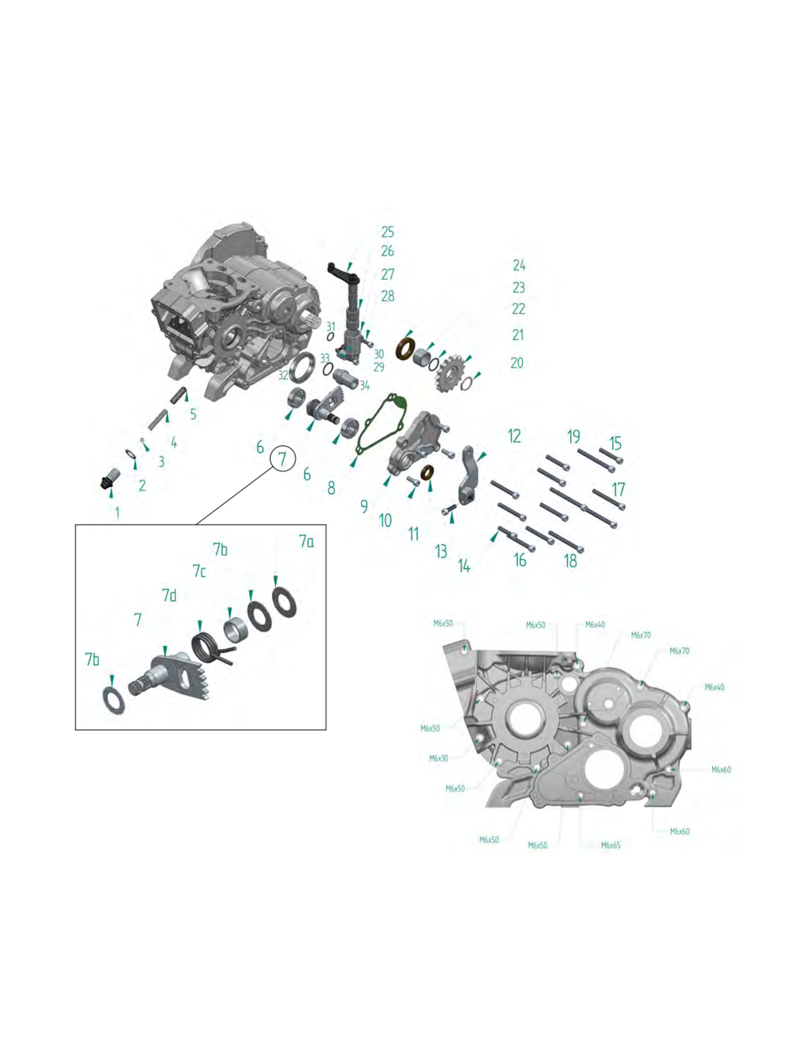 LKE LKE KZ Seeger d.20 MM Front sprocket