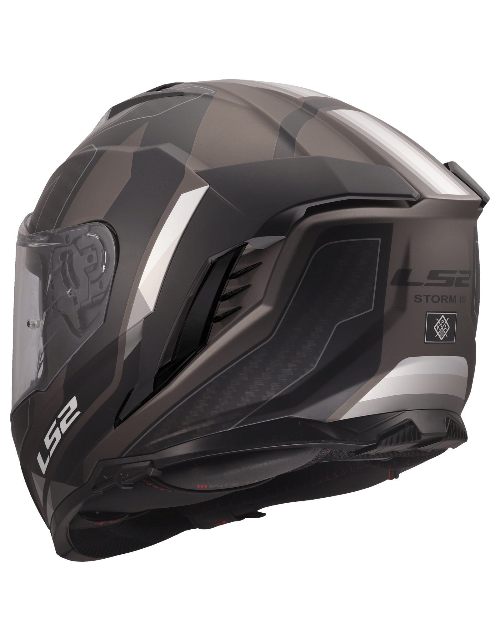 LS2 LS2 FF818 STORM III SPORTY Zwart / Grijs