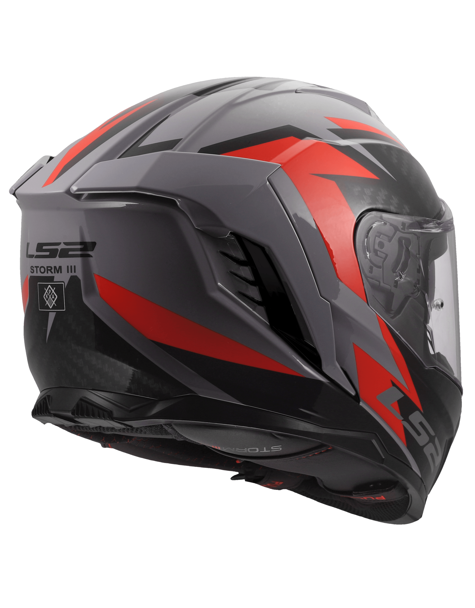 LS2 LS2 FF818 STORM III DYNAMO Grey / Red
