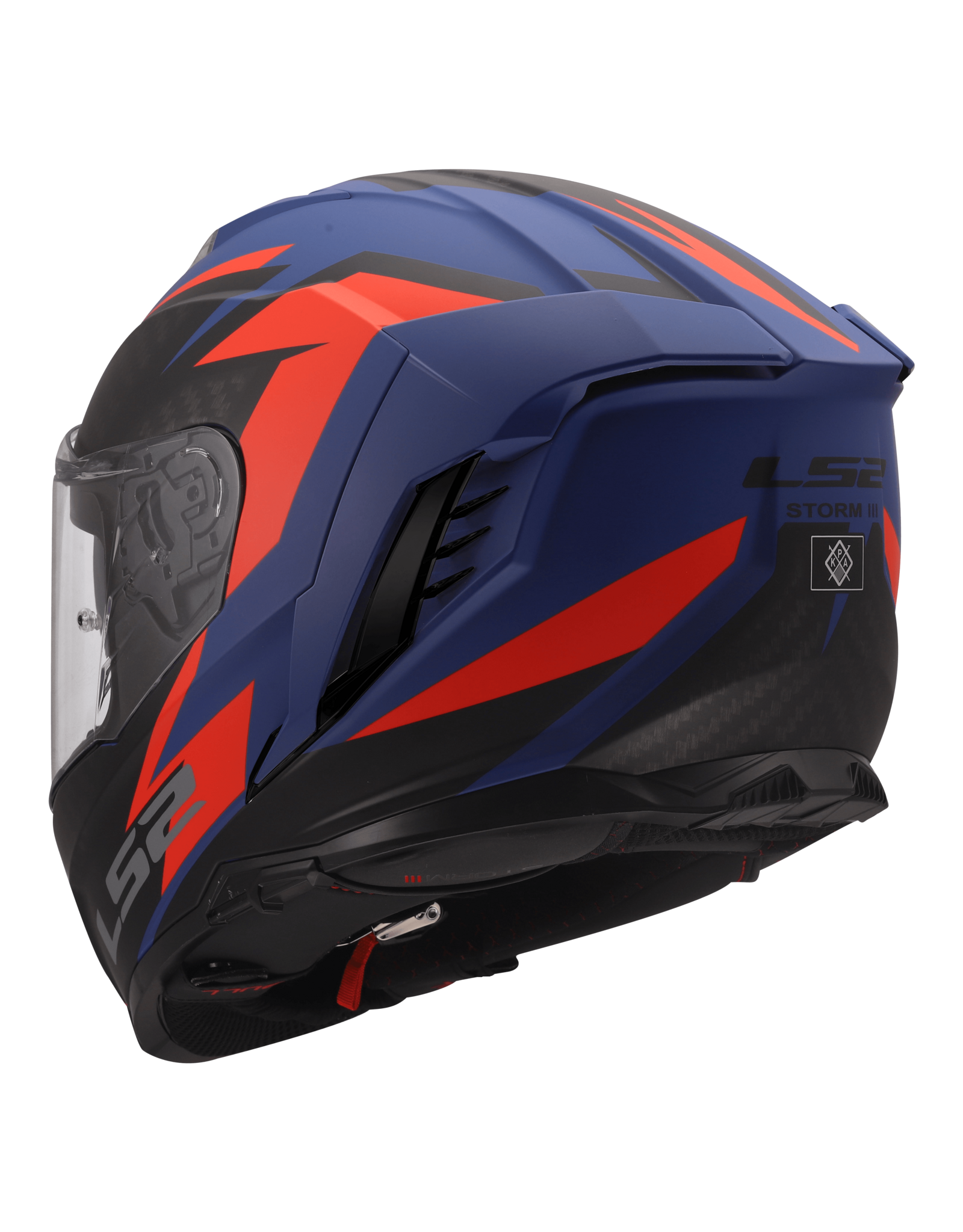 LS2 LS2 FF818 STORM III DYNAMO Blauw / Rood