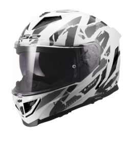 LS2 LS2 FF818 STORM III KAOS White / Grey