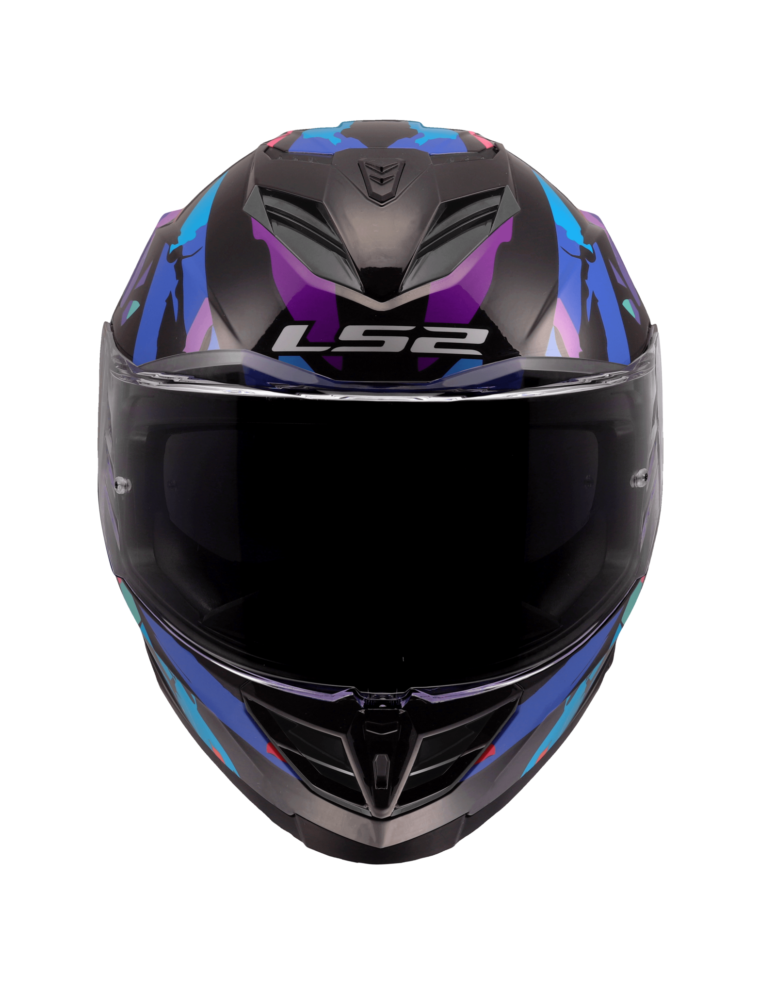 LS2 LS2 FF818 STORM III KAOS Zwart / Paars / Blauw