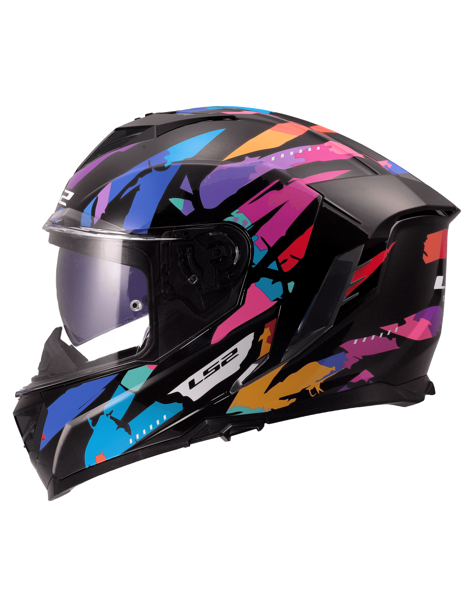 LS2 LS2 FF818 STORM III KAOS Black / Purple / Blue