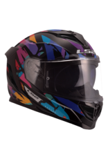LS2 LS2 FF818 STORM III KAOS Zwart / Paars / Blauw