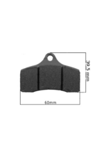 IPK IPK STR V2 Brake pad mini rear or KZ Front black / medium - Copy