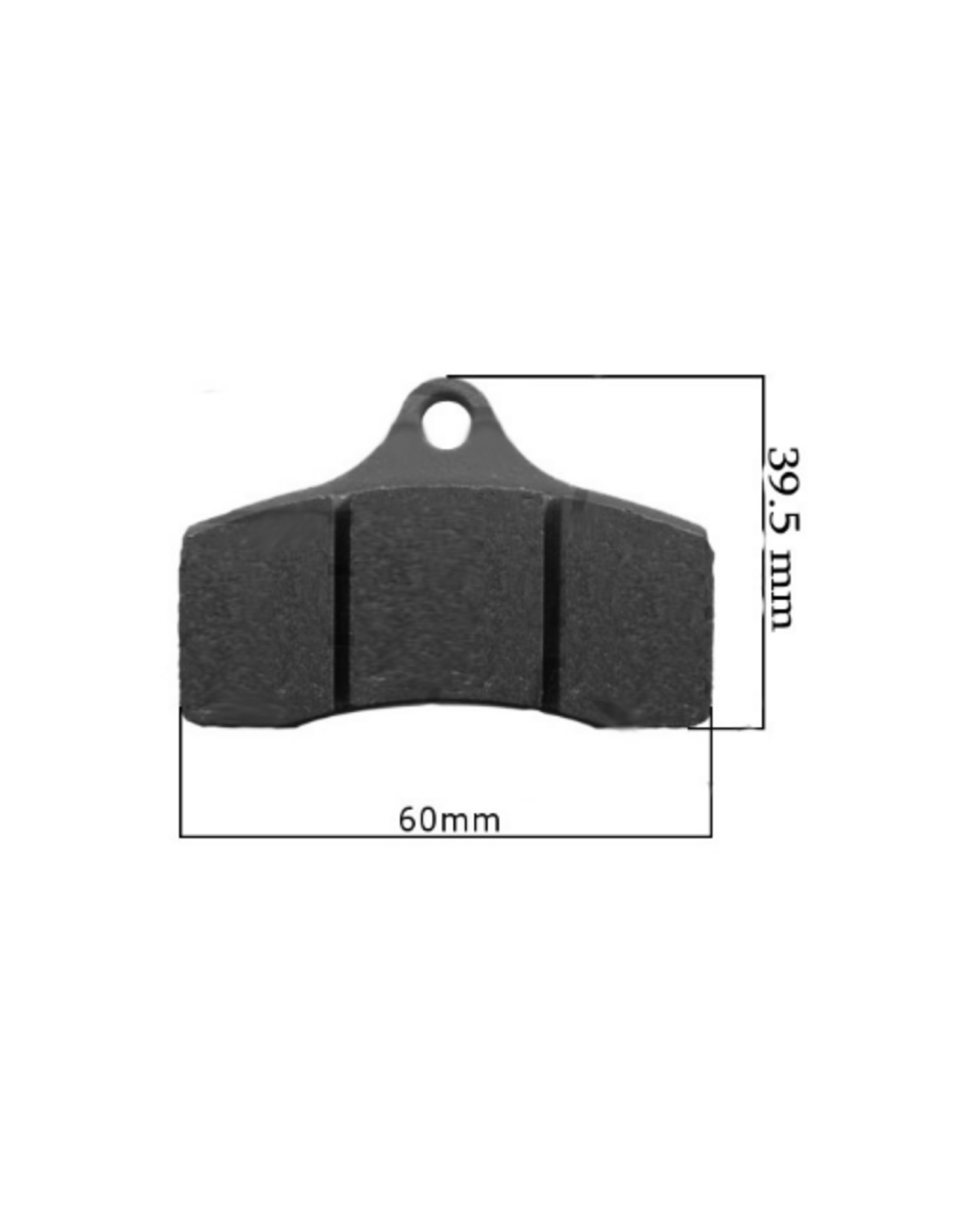 IPK IPK STR V2 Brake pad mini rear or KZ Front black / medium - Copy