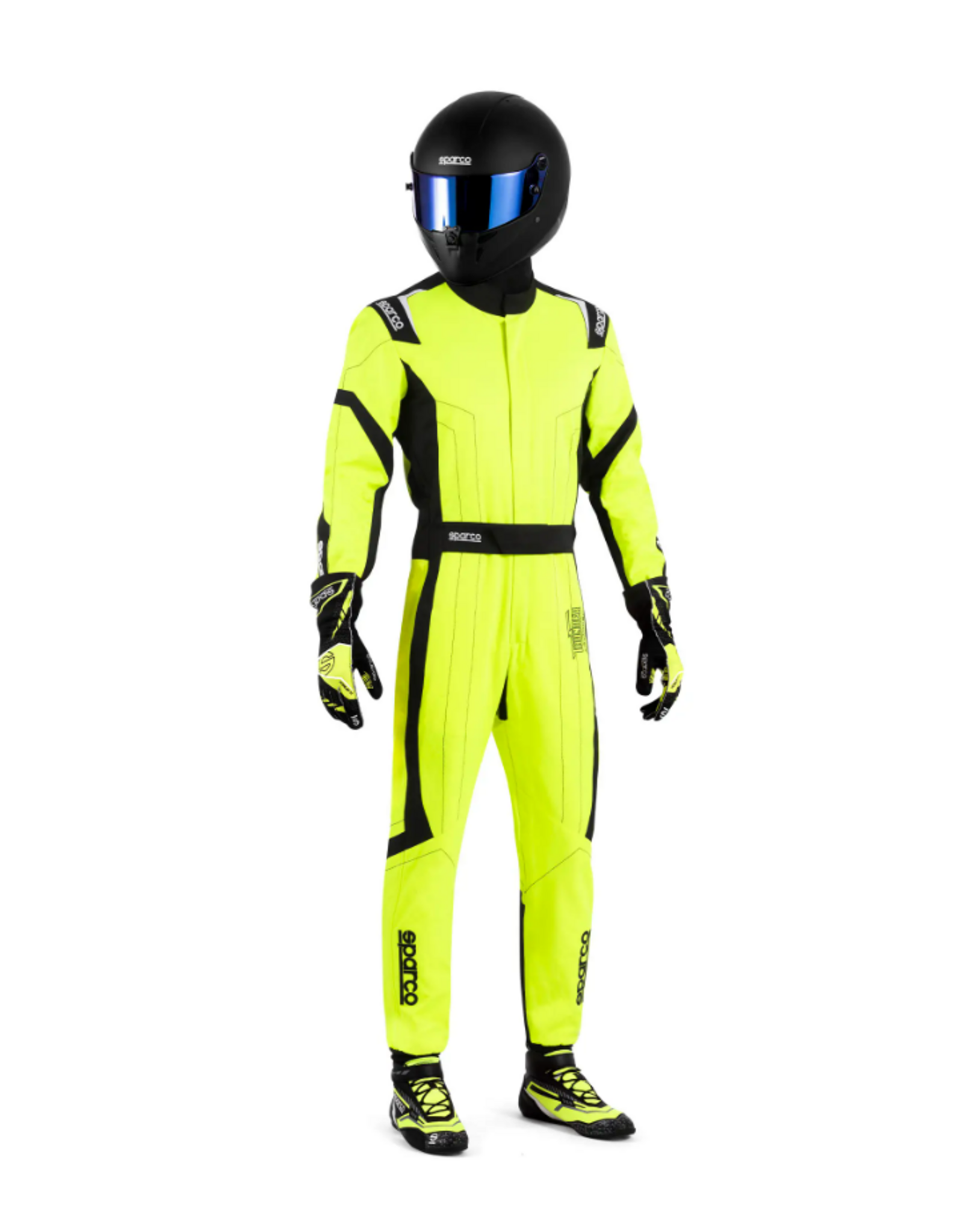 Sparco Sparco thunder advanced overall Fluor geel / zwart