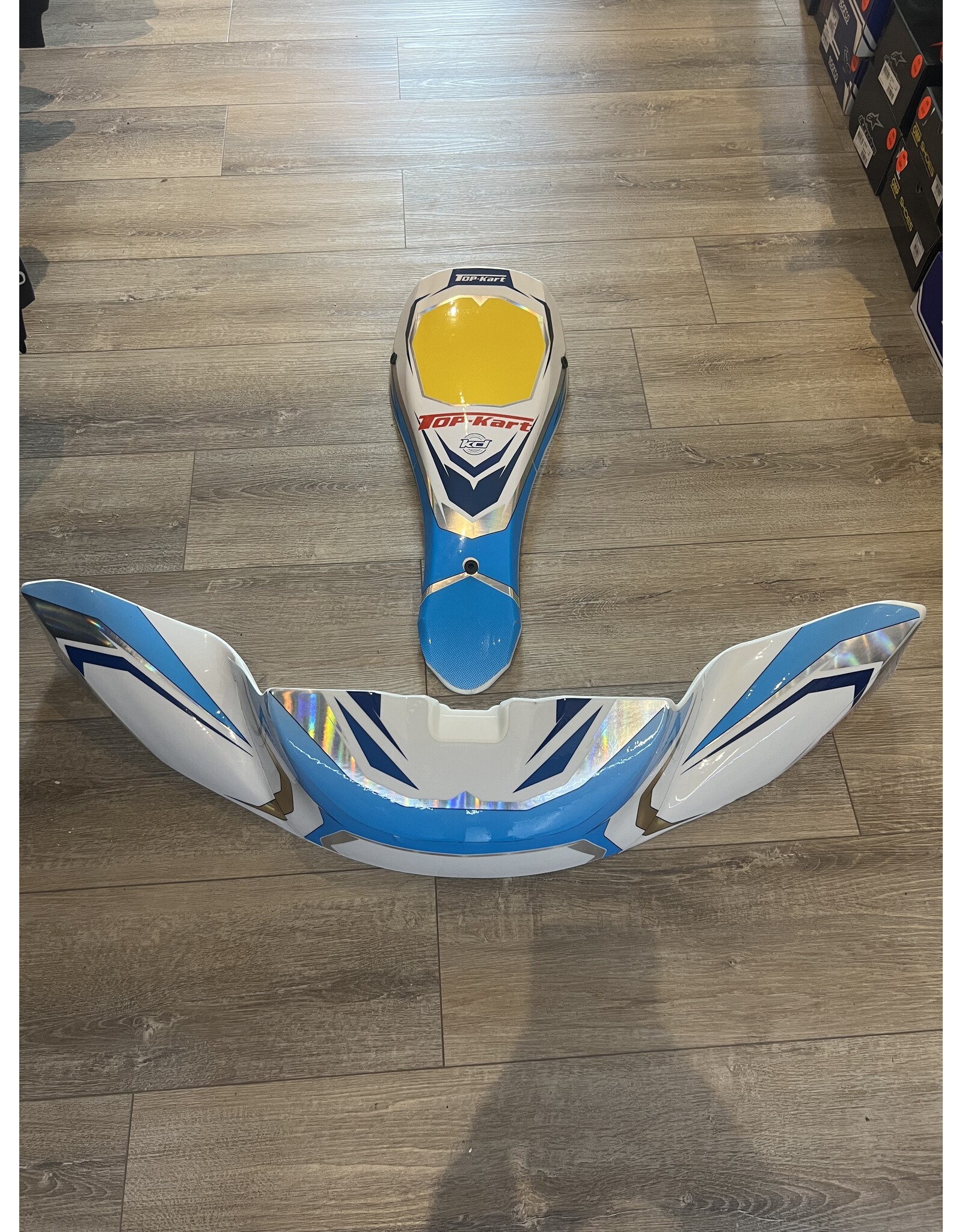 KG 506 Front panel + bumper with Top kart stickers