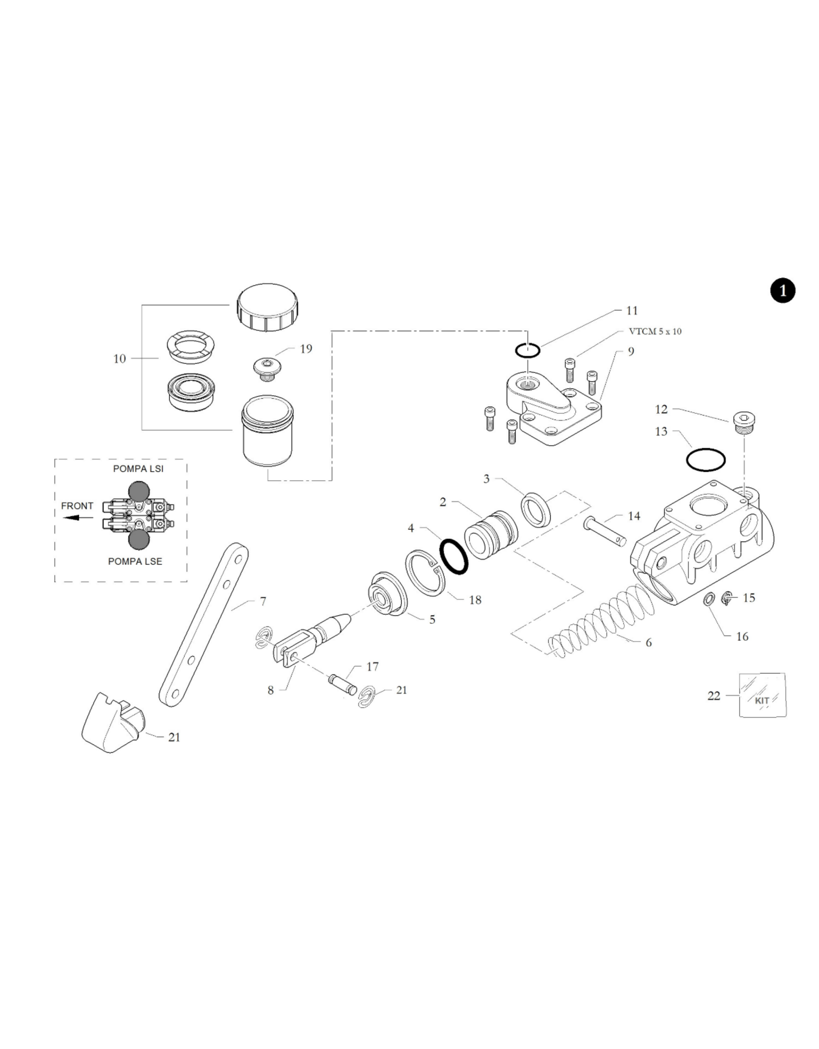Freeline Freeline tank for master cylinder