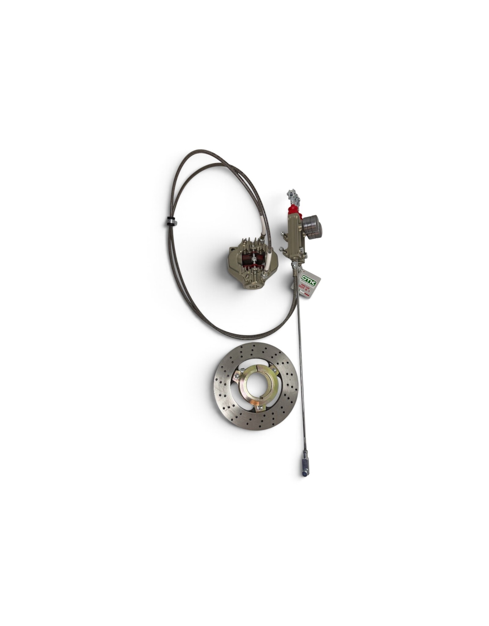 OTK OTK BWD Remsysteem Compleet – Inclusief Remschijf 180 mm voor 50 mm Achteras