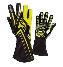 Speed Racewear Speed handschoenen Melbourne 2.0 Zwart / Fluor Geel