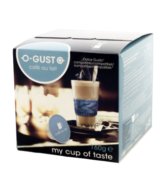 O-Gusto Café Au Lait voor Dolce Gusto