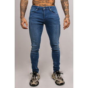 2LEGARE Paint Jeans Light Blue