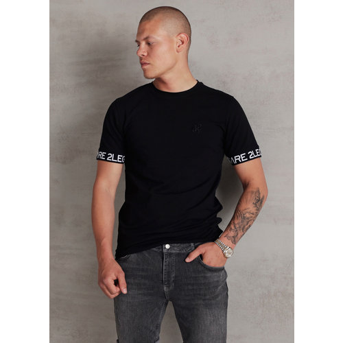2LEGARE Logo Sleeve Tee - Black 2LEGARE Logo Sleeve Tee - Black
