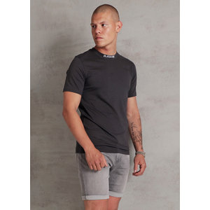 2LEGARE Logo Collar Tee - Dark Grey