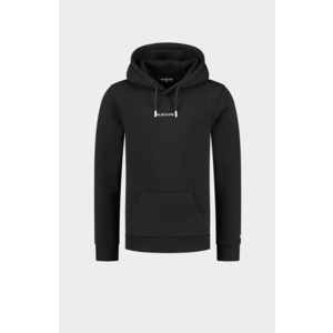 2LEGARE Kids Embroidery Small Logo Hoodie - Zwart/Wit