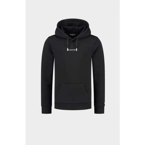 2LEGARE Kids Embroidery Small Logo Hoodie - Zwart/Wit 2LEGARE Kids Embroidery Small Logo Hoodie - Zwart/Wit