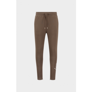 2LEGARE Embroidery Signature Joggingbroek - Taupe/Wit
