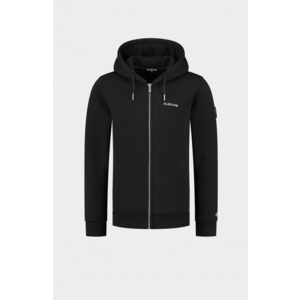 2LEGARE Kids Zip Logo Hoodie - Zwart/Wit
