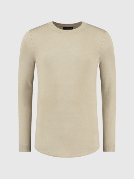 2LEGARE Crewneck Knitwear - Sand