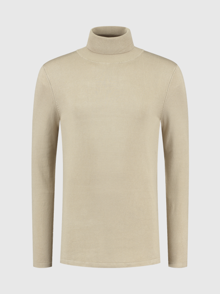 Turtleneck Knitwear - Sand