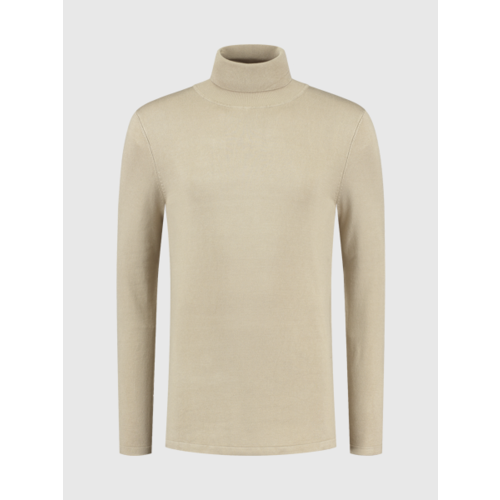 2LEGARE Turtleneck Knitwear - Sand