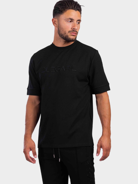 2LEGARE Oversized Jaxon T-Shirt - Black