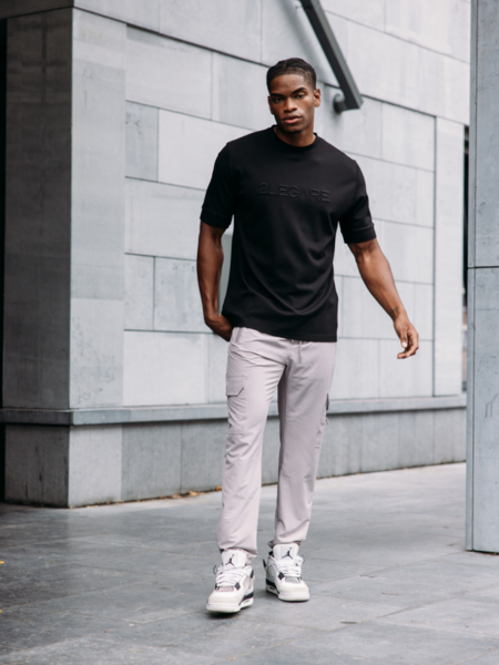 2LEGARE Cargo Pants - Dove Grey