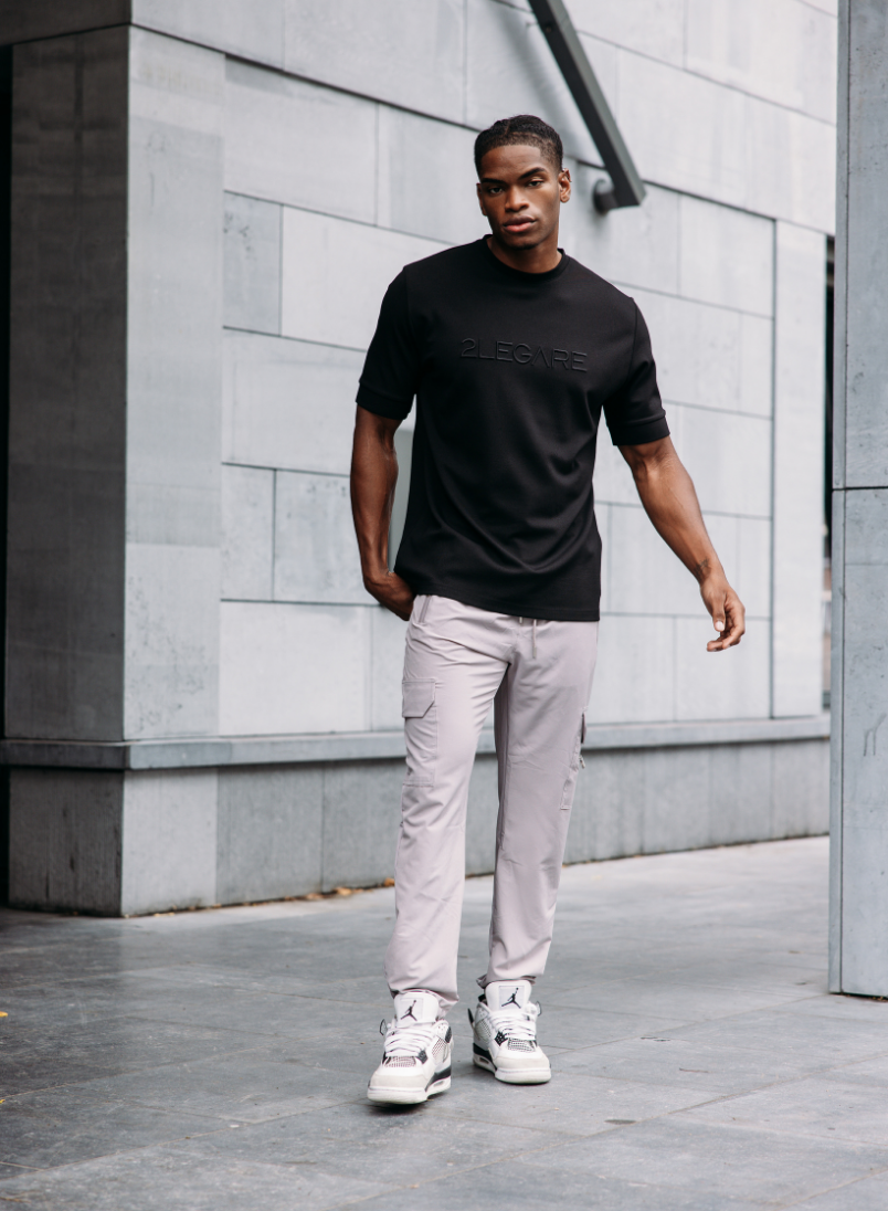 Nunez Relaxed Cargo Pants - Grey