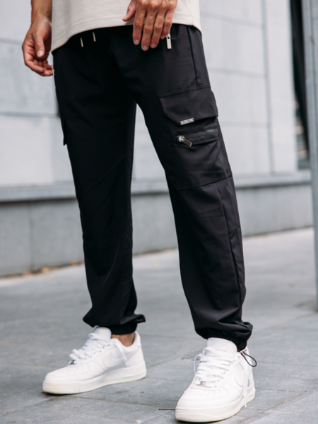 2LEGARE Cargo Pants - Black