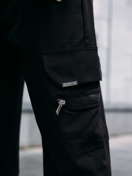 2LEGARE Cargo Pants - Black