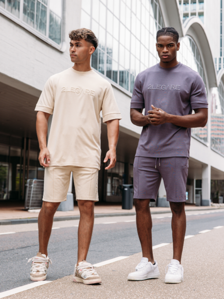 2LEGARE Basic Short - Steel Grey