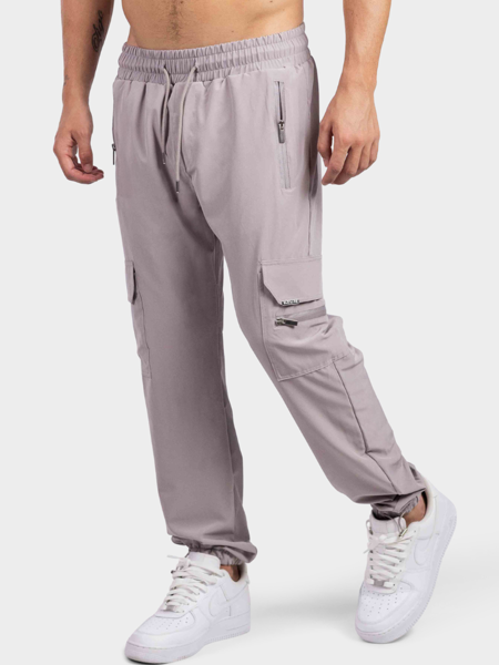 2LEGARE Cargo Pants - Dove Grey